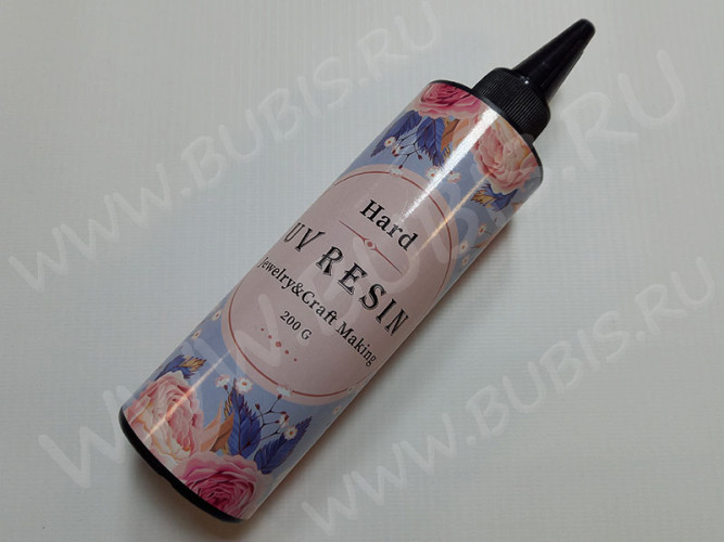 Ювелирная смола 02 УФ отверждения жёсткая Hard UV RESIN (200г)