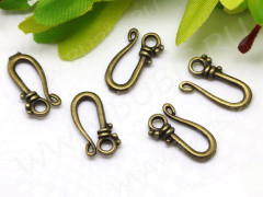 153 Тоггл-крючок 16,5*9*3мм античная бронза (литьё)