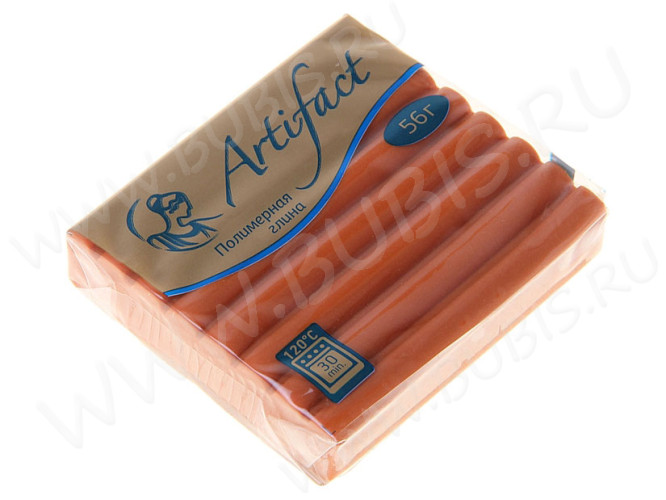 Полимерная глина Артефакт 121 терракотовый классический 56г.