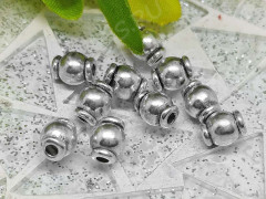 Бусина 110 Бочонок фонарик 6*5*5мм античное серебро (литьё) (10шт.)