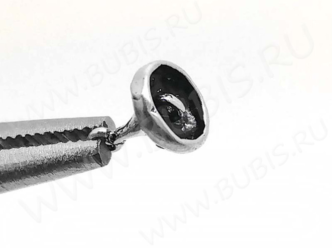 264 Коннектор Колокольчик 9*7*7мм античное серебро (литьё)