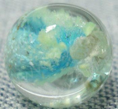 062 Шарик светонакопительный 10мм прозрачно-бл.голубоватый