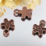 (ОПТ) Подвеска Цветочек 03 12*9*1мм античная медь (литьё) (100шт.) Купить (ОПТ) Подвеска Цветочек 03 12*9*1мм античная медь (литьё) (100шт.) с доставкой по России
