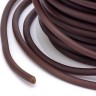 Полиуретановый шнур 14 2мм ПОЛЫЙ коричневый матовый (1м) Купить Полиуретановый шнур 14 2мм ПОЛЫЙ коричневый матовый (1м) с доставкой по России