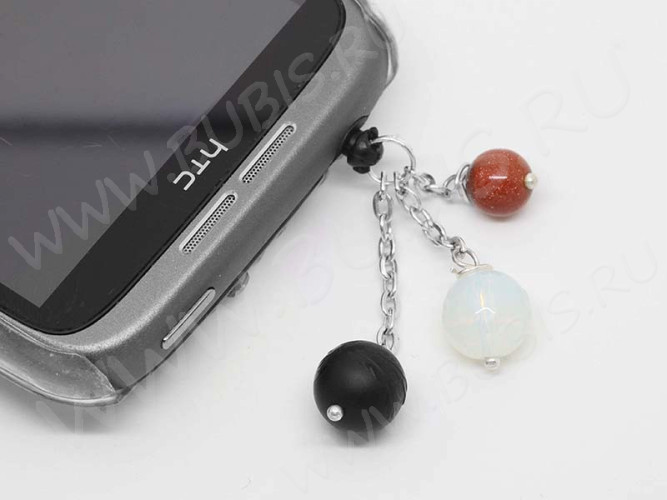 Заготовка заглушки для телефона 02 прорезиненная 16*4,5мм ПРОЗРАЧНАЯ (пластик) (10шт.)