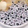 (ОПТ) Бусина кубик 6*6*6мм с русскими буквами МИКС бело-чёрная непрозрачная (акрил) (200шт) Купить (ОПТ) Бусина кубик 6*6*6мм с русскими буквами МИКС бело-чёрная непрозрачная (акрил) (200шт) с доставкой по России