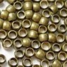 Зажимные бусины 02 округлые 2*2*1,2мм античная бронза (Brass) (2г. ок.150шт.) Купить Зажимные бусины 02 округлые 2*2*1,2мм античная бронза (Brass) (2г. ок.150шт.) с доставкой по России