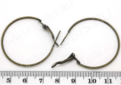 Швензы-кольца №01 35*1,2мм античная бронза (Iron) (1пара)