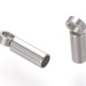 Купить Концевик 106 7,5*2,4*1,9мм для шнура до 1,5мм цвет платины (Хирургическая сталь) с доставкой по России