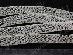 Нейлоновая ювелирная сетка 10мм айвори (шнуры) (1м)