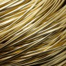 Купить Шнур кожаный 25 мягкий кожзам полоска 1,6-2*1мм золотистый (1м) с доставкой по России