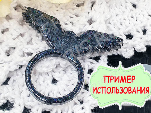 Наполнение для смолы и бутылочек 113 блёстки серебристые с АВ в контейнере (декор)