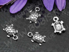 (СКИДКИ!!!) Подвеска Черепашка 08 14,5*9*2,5мм античное серебро (литьё) (10шт.)