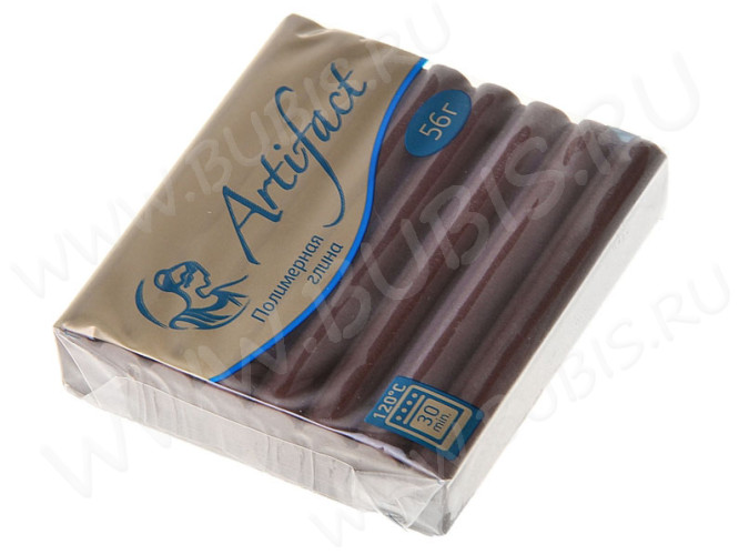 Полимерная глина Артефакт 142 шоколад классический 56г.