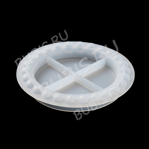 Молд 280 для эпоксидной смолы Подставки в форме цветка 98*17мм (силикон)