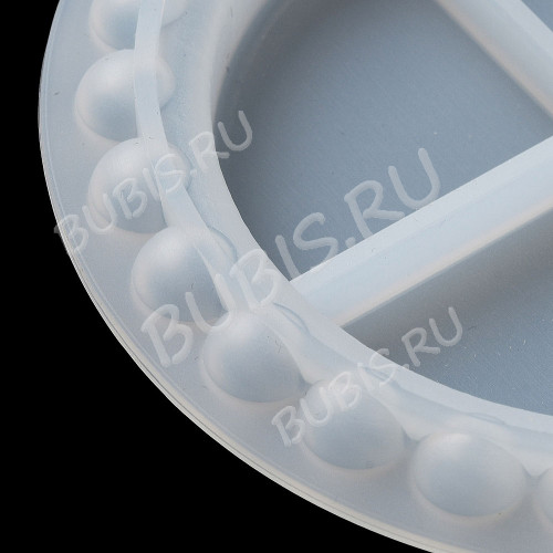 Молд 280 для эпоксидной смолы Подставки в форме цветка 98*17мм (силикон)