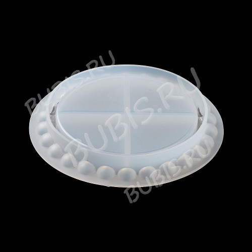 Молд 280 для эпоксидной смолы Подставки в форме цветка 98*17мм (силикон)