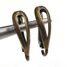 Швензы с английским замком №87 Капля маленькая 16*11*5мм античная бронза (Brass) (1 пара) Купить Швензы с английским замком №87 Капля маленькая 16*11*5мм античная бронза (Brass) (1 пара) с доставкой по России