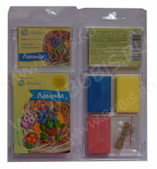 Набор полимерной глины Артефакт 7503-55-53 Лаванда Коллекция Цветы с фурнитурой и инструкцией