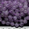 Купить (ОПТ) Бусина округлая 8мм Аметист светлый натуральный (камни) (НИТЬ) с доставкой по России