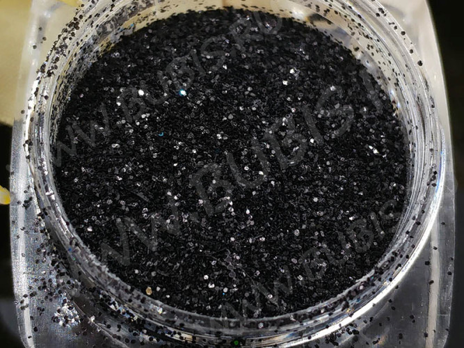 Наполнение для смолы и бутылочек 114 блёстки чёрные в контейнере (декор)