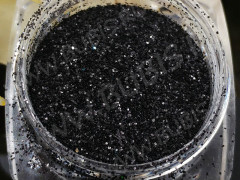 Наполнение для смолы и бутылочек 114 блёстки чёрные в контейнере (декор)
