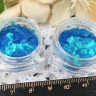 Наполнение для смолы и бутылочек 131 блёстки Bubis Crafts шестигранники МИКС 1-3мм голубые с АВ полупрозрачные в контейнере (декор) Купить Наполнение для смолы и бутылочек 131 блёстки Bubis Crafts шестигранники МИКС 1-3мм голубые с АВ полупрозрачные в контейнере (декор) с доставкой по России