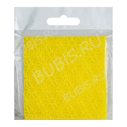 Текстурный коврик лист Артефакт 07 80*80*4,5мм (силикон)