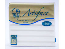Полимерная глина Артефакт 400 нейтральный классический (полупрозрачный белый) 56г.