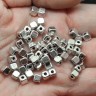 Купить Бусина 103 Кубик маленький 4*4*4мм античное серебро (литьё) (10шт.) с доставкой по России