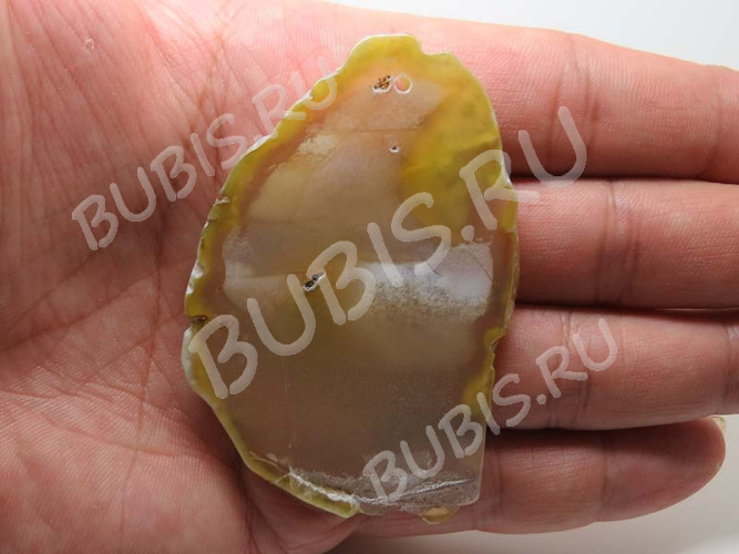 Кулон 0965 Срез Агата 72*47*5мм (камни)