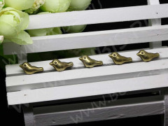 Бусина 167 Птичка 01 3D 15,5*7*5,5мм античная бронза (литьё)