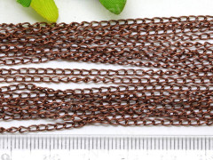Цепочка I002 простая кручёная звено 3,5*2мм античная медь (Iron) (50см)