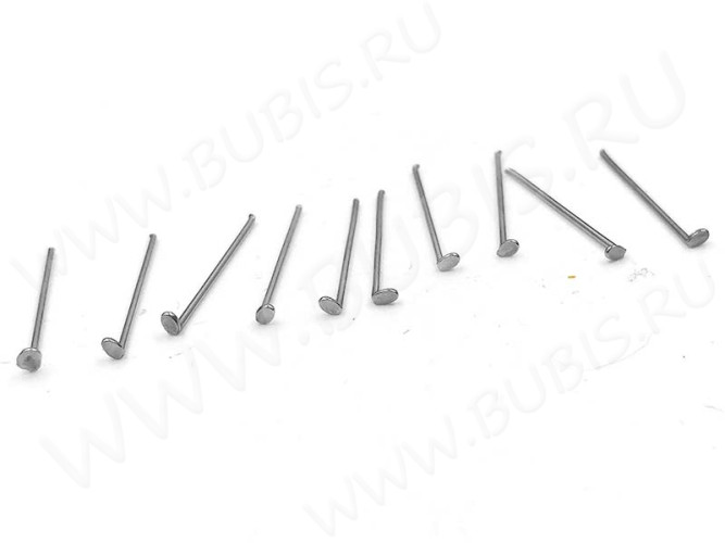 (СКИДКИ!!!) Штифт со шляпкой 16*0,6мм стальной (хирургическая сталь) (50шт.)