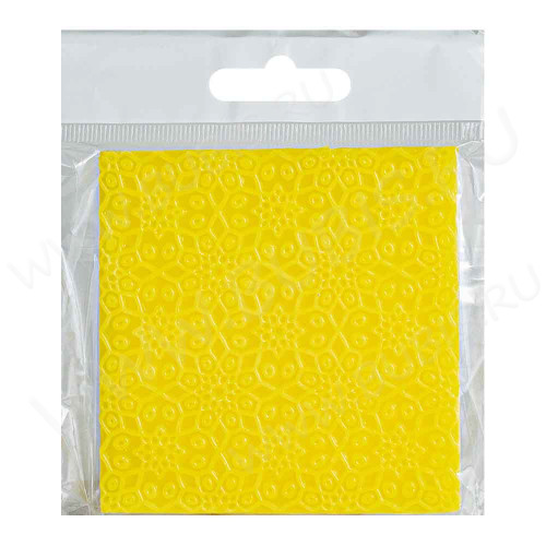 Текстурный коврик лист Артефакт 08 80*80*4,5мм (силикон)