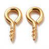 Штифт винтовой 11-G Real Gold Plated 18K 8*4*1,2мм золотистый (Хирургическая сталь)(10шт) Купить Штифт винтовой 11-G Real Gold Plated 18K 8*4*1,2мм золотистый (Хирургическая сталь)(10шт) с доставкой по России