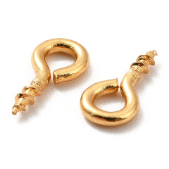Штифт винтовой 11-G Real Gold Plated 18K 8*4*1,2мм золотистый (Хирургическая сталь)(10шт)