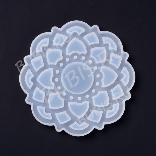 Молд 282 для эпоксидной смолы Подставка Лотос 135*10мм (силикон)