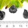 Купить 121 Шапочка Тюльпанчик 15*15*10мм чёрный никель (литьё) с доставкой по России