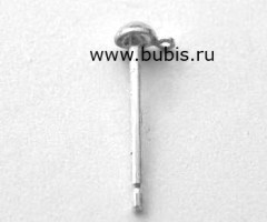 Пуссеты ("гвоздики") № 1 13мм Sterling Silver (1пара)