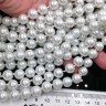 Купить (СКИДКИ!!!) Бусина округлая "жемчуг" 10мм белая жемчужная (стекло) (10шт.) с доставкой по России