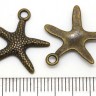 Купить (СКИДКИ!!!) Подвеска Морская звезда 01 19,3*18,8*1,9мм античная бронза (литьё) (10шт.) с доставкой по России