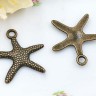 (СКИДКИ!!!) Подвеска Морская звезда 01 19,3*18,8*1,9мм античная бронза (литьё) (10шт.) Купить (СКИДКИ!!!) Подвеска Морская звезда 01 19,3*18,8*1,9мм античная бронза (литьё) (10шт.) с доставкой по России