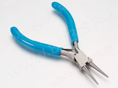 Круглогубцы 16 голубые бирюзовые и цвет платины (инструменты для бижутерии)