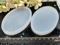 Молд 163 для эпоксидной смолы Овал подставка 100*67*9,5мм (силикон)