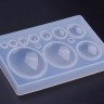 Купить Молд 187 для эпоксидной смолы 12 Кабошонов Овалы (силикон) с доставкой по России