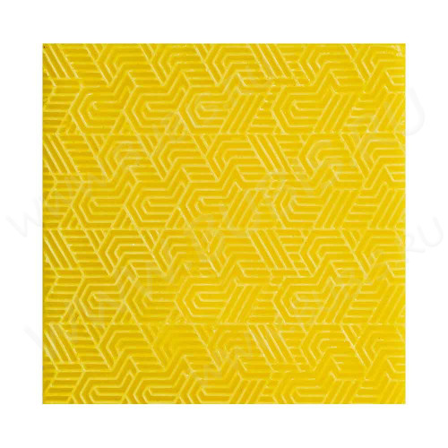 Текстурный коврик лист Артефакт 09 80*80*4,5мм (силикон)