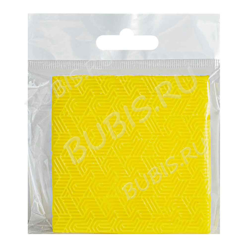 Текстурный коврик лист Артефакт 09 80*80*4,5мм (силикон)