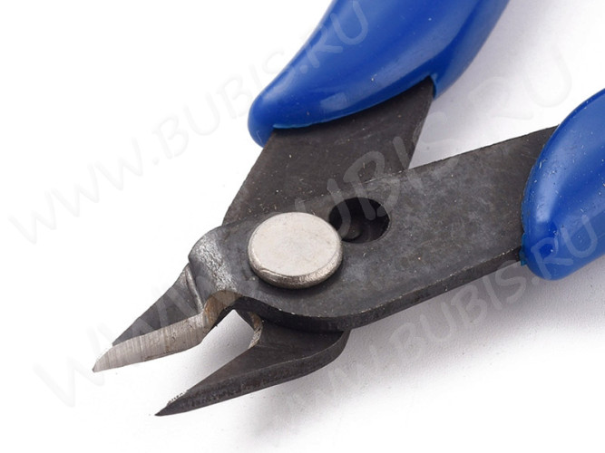 Кусачки 16 Бокорезы ювелирные 130мм с синими ручками (инструменты для бижутерии)