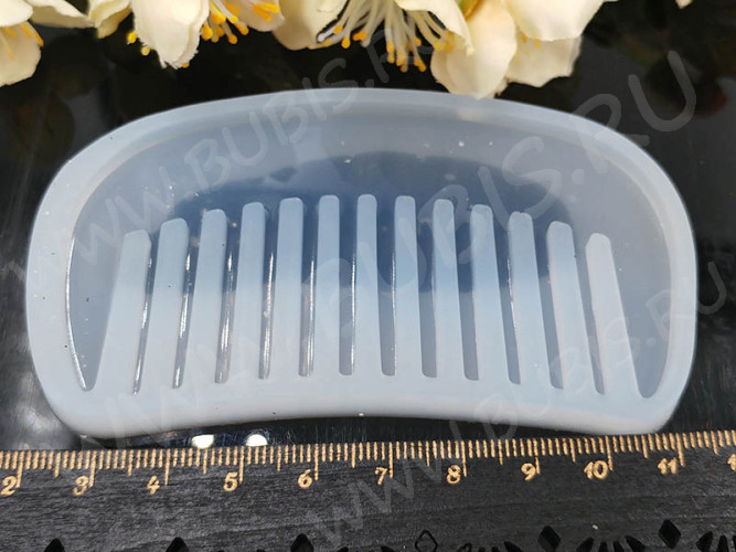 Молд 164 для эпоксидной смолы 100*55*5мм Расчёска гребешок (силикон)